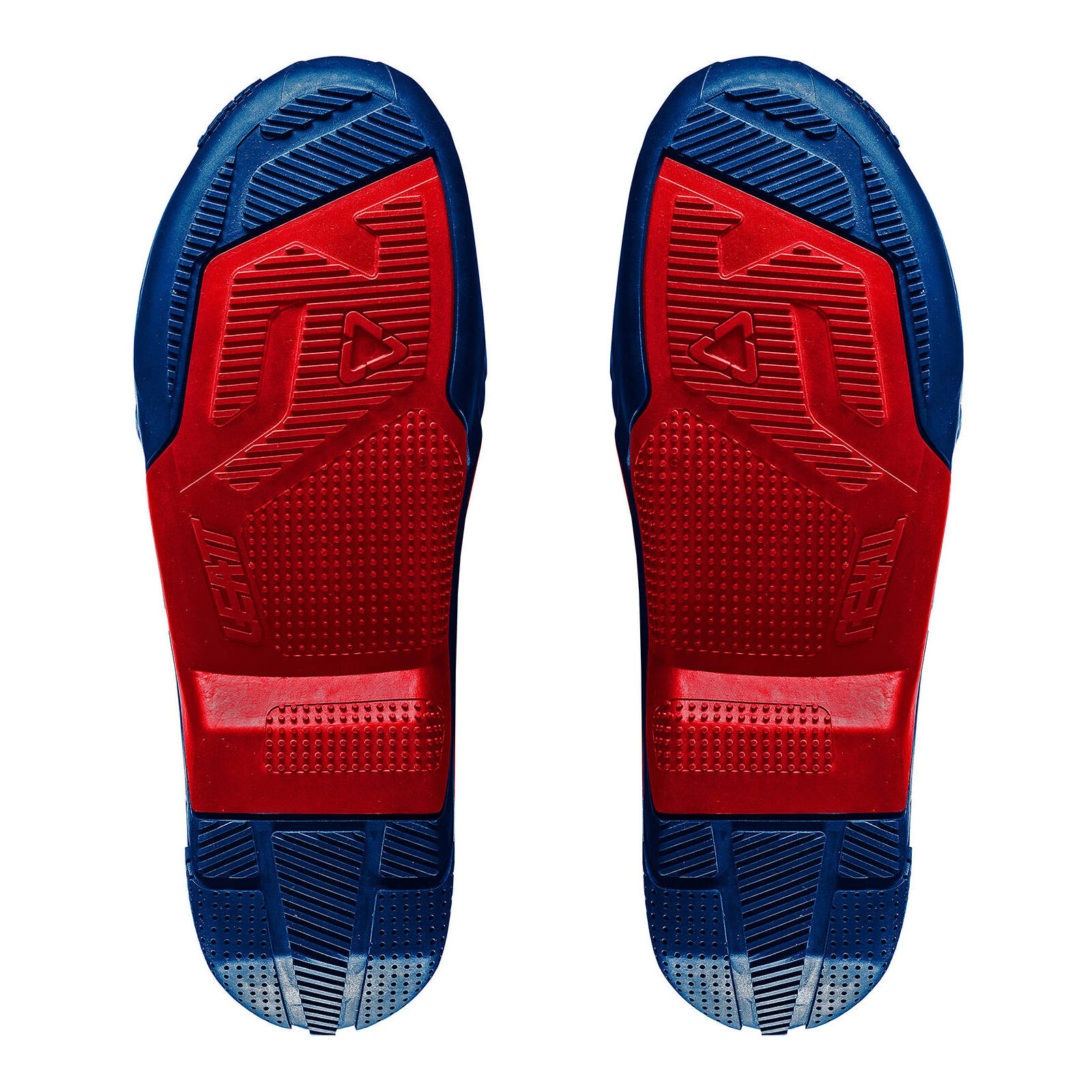 Leatt 4.5/5.5 Boot Outer Sole - Blue / Red [Pair]